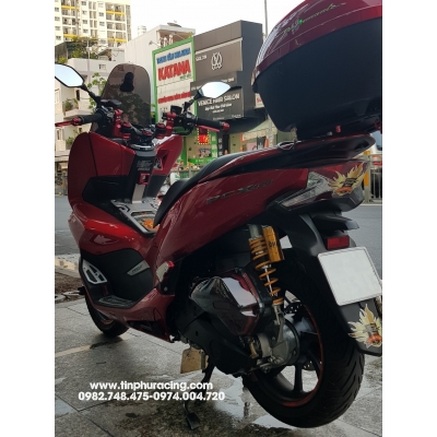 PCX 2018 độ full đồ chơi cao cấp tông màu đỏ tại Tín Phú Racing Shop